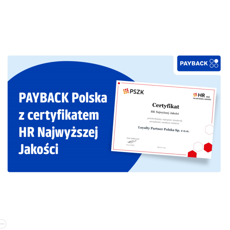 Otrzymaliśmy certyfikat HR Najwyższej Jakości