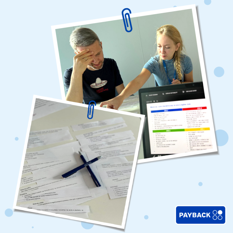 Training at PAYBACK  – Self-awareness for a start!